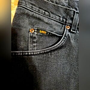 Lee Men's Black Denim Jeans